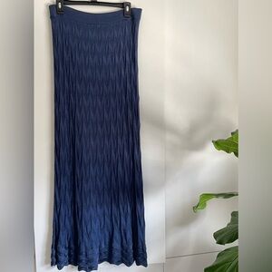 Authentic Missoni blue long skirt. Timeless!
